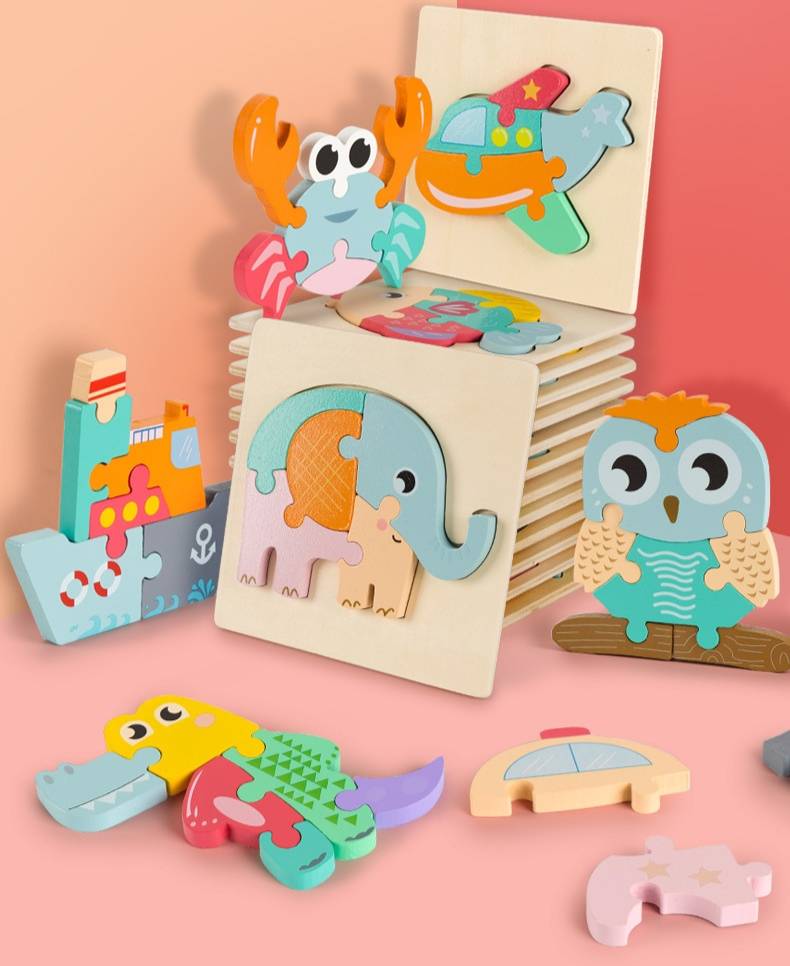 Kleine puzzel voertuigen