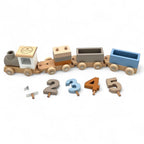 Houten speelgoedtrein verjaardag