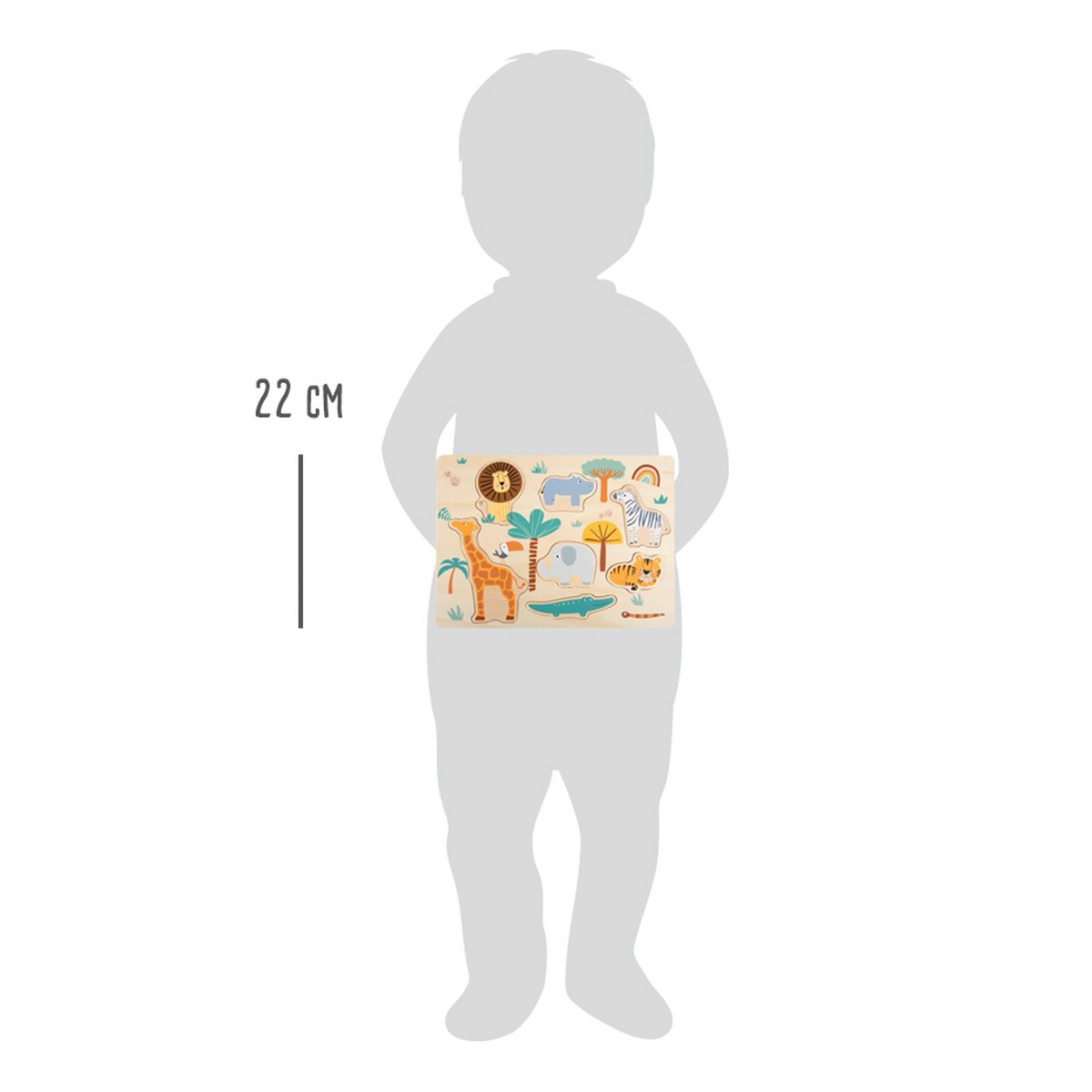 Houten legpuzzel safari