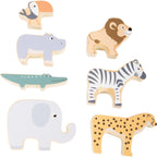 Houten safari stapeldieren