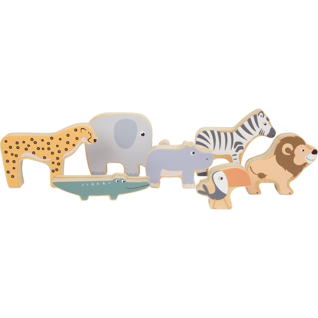 Houten safari stapeldieren