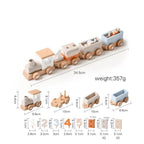 Houten speelgoedtrein verjaardag