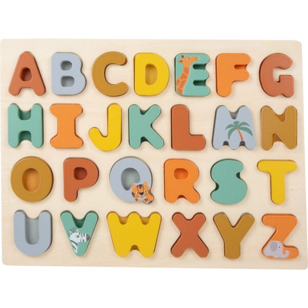 ABC houten puzzel