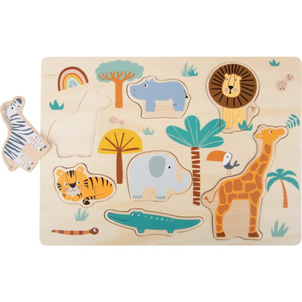 Houten legpuzzel safari - Afbeelding 3
