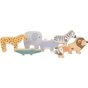 Houten safari stapeldieren - Afbeelding 2