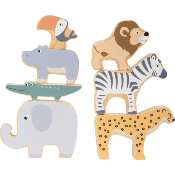 Houten safari stapeldieren