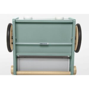 Leren loopwagen 'Kipplaster Fred', groen - Afbeelding 5