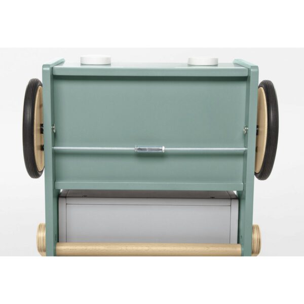 Leren loopwagen 'Kipplaster Fred', groen - Afbeelding 5