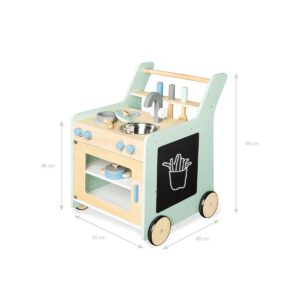 Kinderkeuken 'Kalle', pastelgroen - Afbeelding 2