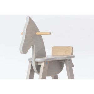 Hobbelpaard 'Pinolino' met ring, grijs/naturel - Afbeelding 8
