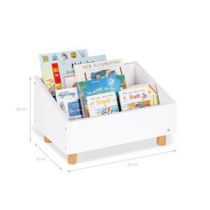 Kinderboekenplank 'Ando', wit - Afbeelding 2