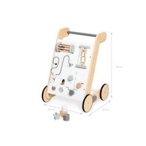 Loopwagen met activiteiten 'Tino', wit - Afbeelding 2