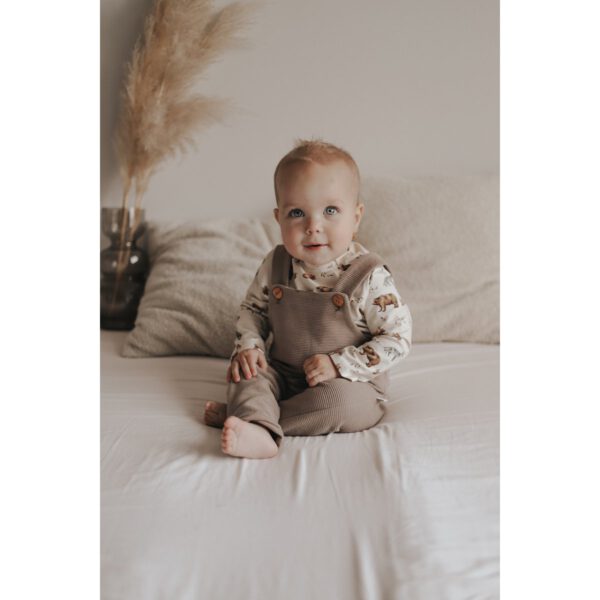 Salopette rib taupe - Afbeelding 2