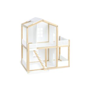 Poppenhuis 'Ida', wit - Afbeelding 3