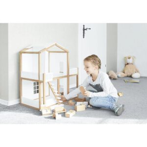Poppenhuis 'Ida', wit - Afbeelding 7