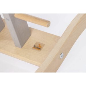 Hobbelpaard 'Pinolino' met ring, grijs/naturel - Afbeelding 6