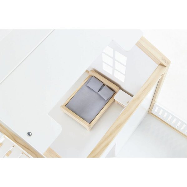 Poppenhuis 'Ida', wit - Afbeelding 5