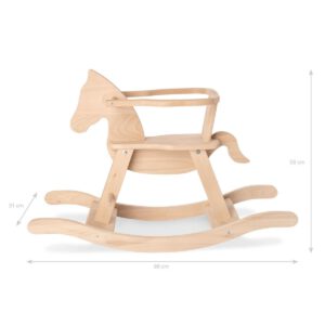 Pinolino Kinderträume Hobbelpaard 'Pinolino' met ring - Afbeelding 2
