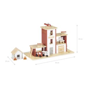Brandweerkazerne 'Ben' incl. accessoires - Afbeelding 2