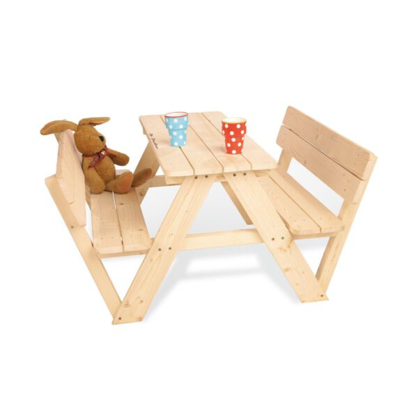 Kinderpicknickbank 'Nicki' naturel