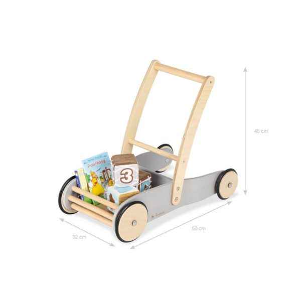 Pinolino Kinderträume Loopwagen 'Uli', grijs - Afbeelding 2