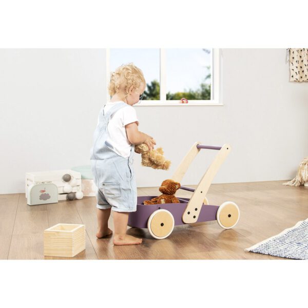 Houten loopwagen 'Fiete', braam - Afbeelding 5