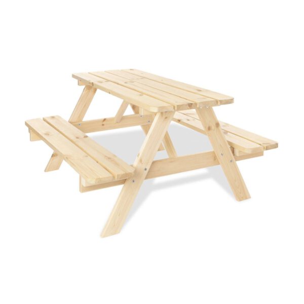 Kinderpicknickbank 'Nicki für 4 Maxi' naturel - Afbeelding 3