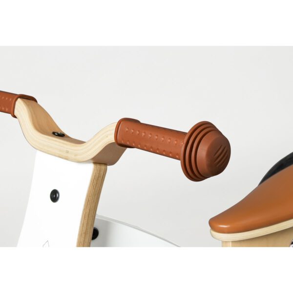 Balance driewieler 'Oskar', wit/naturel - Afbeelding 4