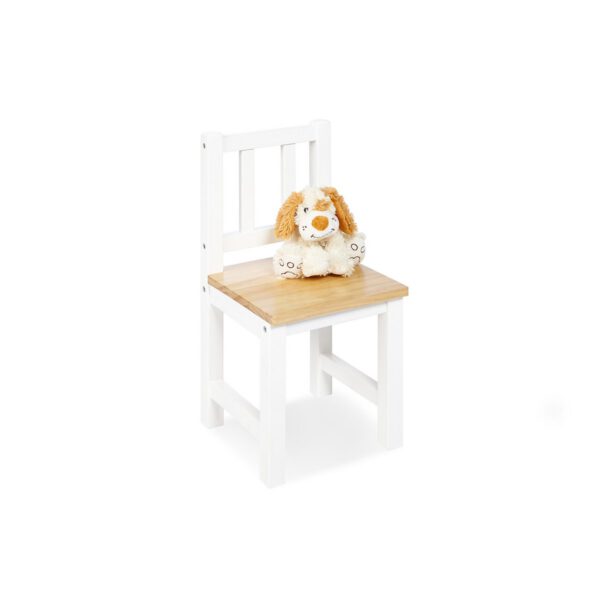 Pinolino Kinderträume Kinderstoel 'Fenna', wit/naturel