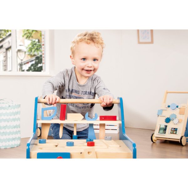 Gereedschapswagen 'Kalle', blauw - Afbeelding 9