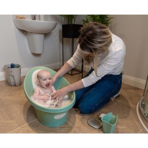 Babybadje eucalyptus/lichtgrijs - Afbeelding 4