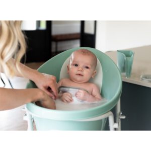 Babybadje eucalyptus/lichtgrijs - Afbeelding 6