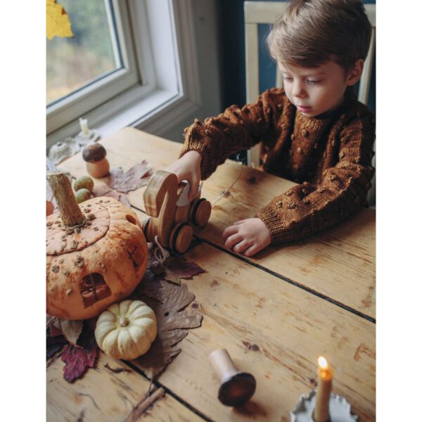 Kinderfeets bamboe trekfiguur Zwaan - Afbeelding 3